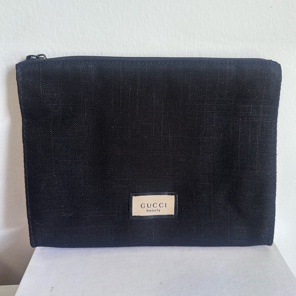New Gucci Black Cosmetics Bag